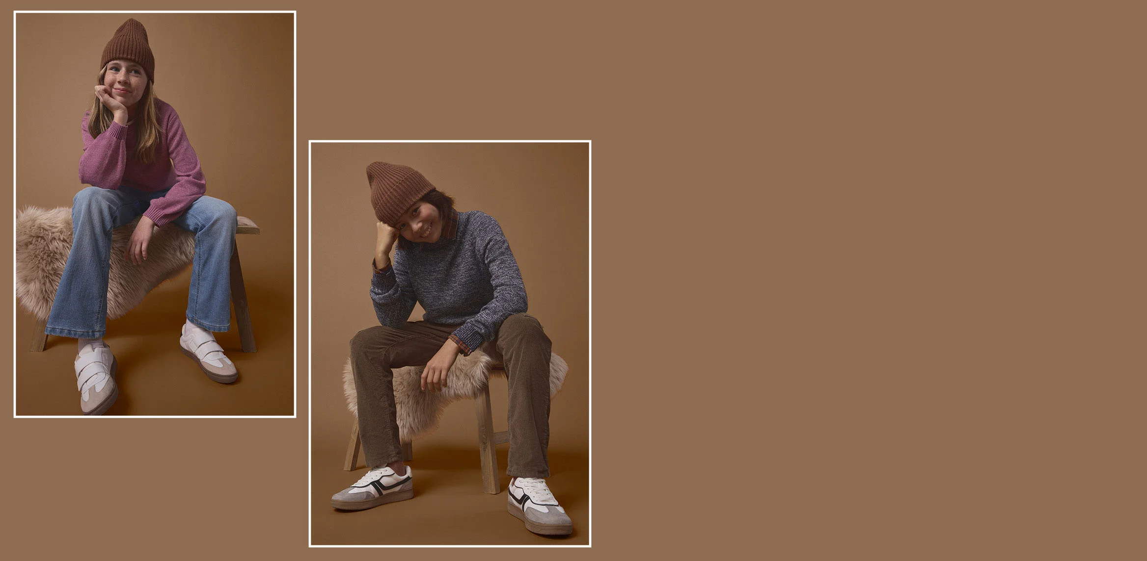 Coole mutsen, warme truien, comfortabele broeken en trendy sneakers voor ontspannen dagen.